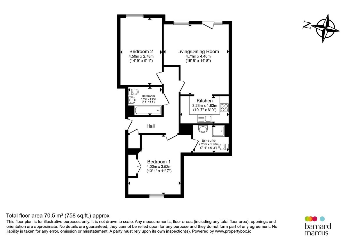 Wohnung in London, Großbritannien, 70 m² - Foto 14