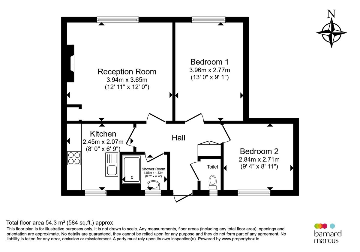 Wohnung in London, Großbritannien, 54 m² - Foto 19