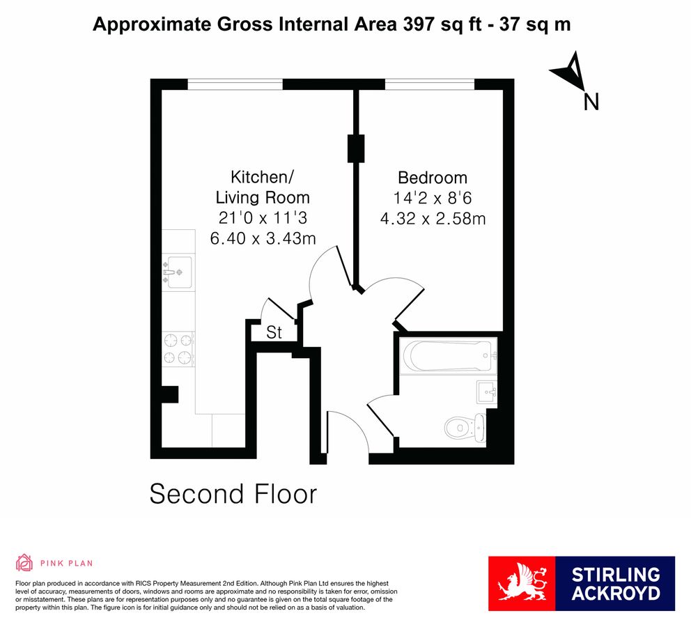 Flat in London, United Kingdom, 37 m² - picture 19