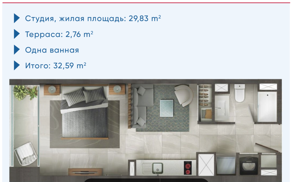 Wohnung Santyago, Chile, 35 m² - Foto 3