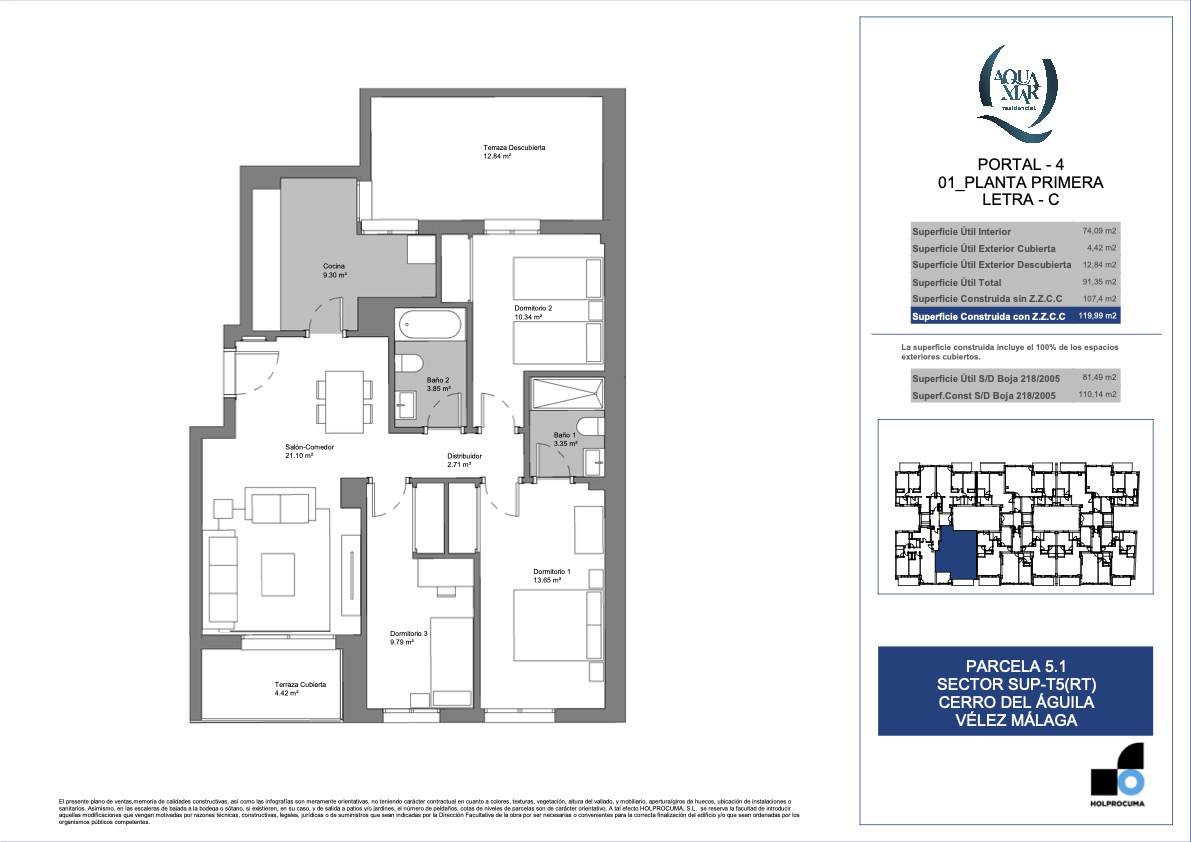 Flat in Torre del Mar, Spain, 79 m² - picture 12