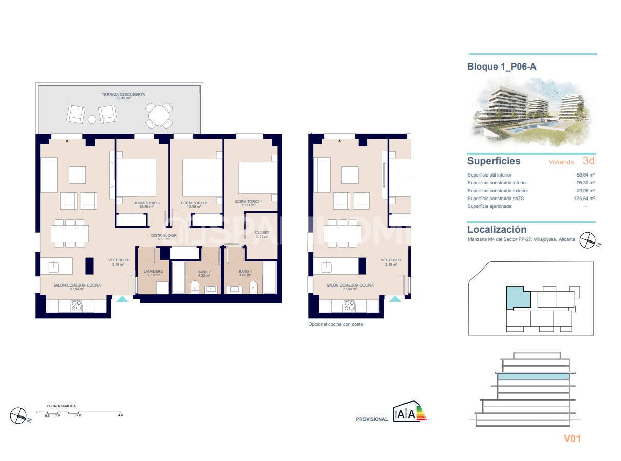 Penthouse in Villajoyosa, Spain, 130 m² - picture 15