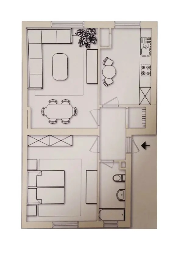 Appartamento a Berlino, Germania, 58 m² - foto 3