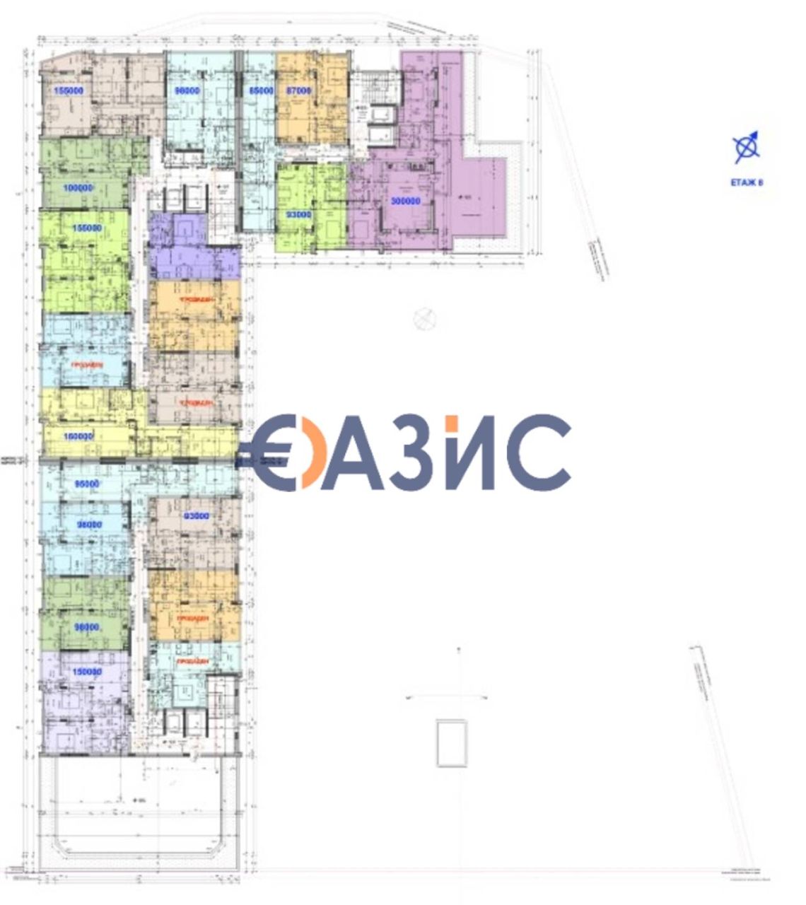 Appartamenti a Burgas, Bulgaria, 65.1 m² - foto 13