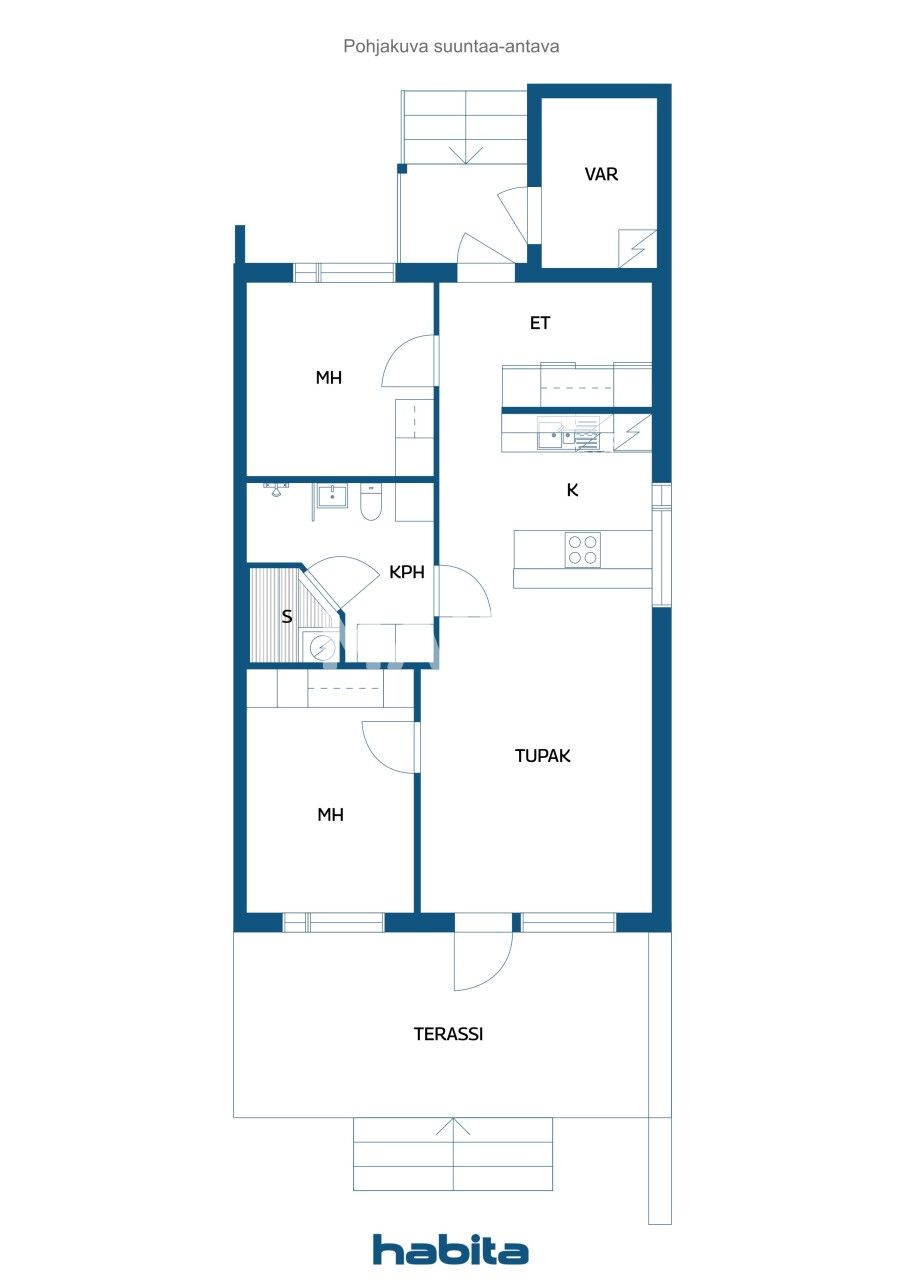 Casa a Vantaa, Finlandia, 66 m² - foto 2