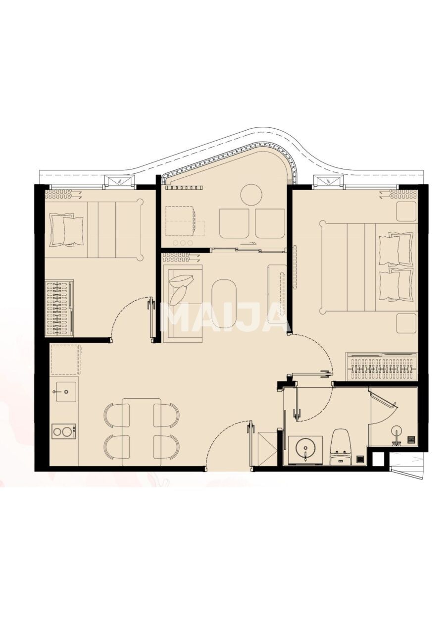 Apartment on Phuket Island, Thailand, 46 m² - picture 2