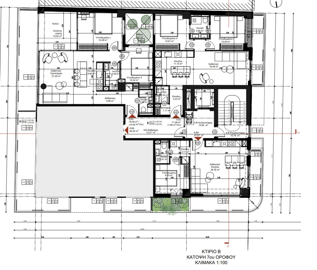 Wohnung in Thessaloniki, Griechenland, 58 m² - Foto 4