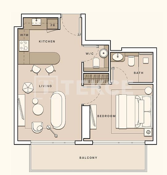 Apartment in Dubai, UAE, 104 m² - picture 14