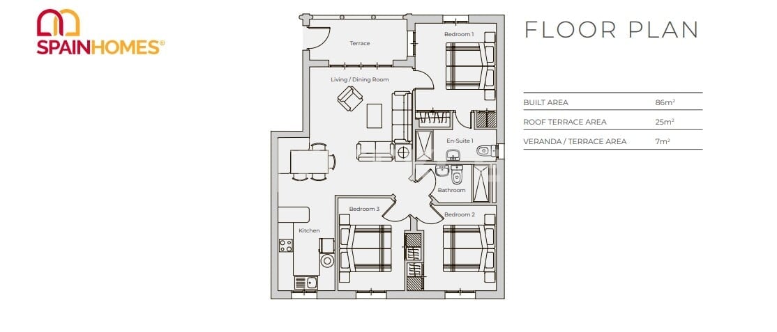 Penthouse à Pulpi, Espagne, 72 m² - image 17