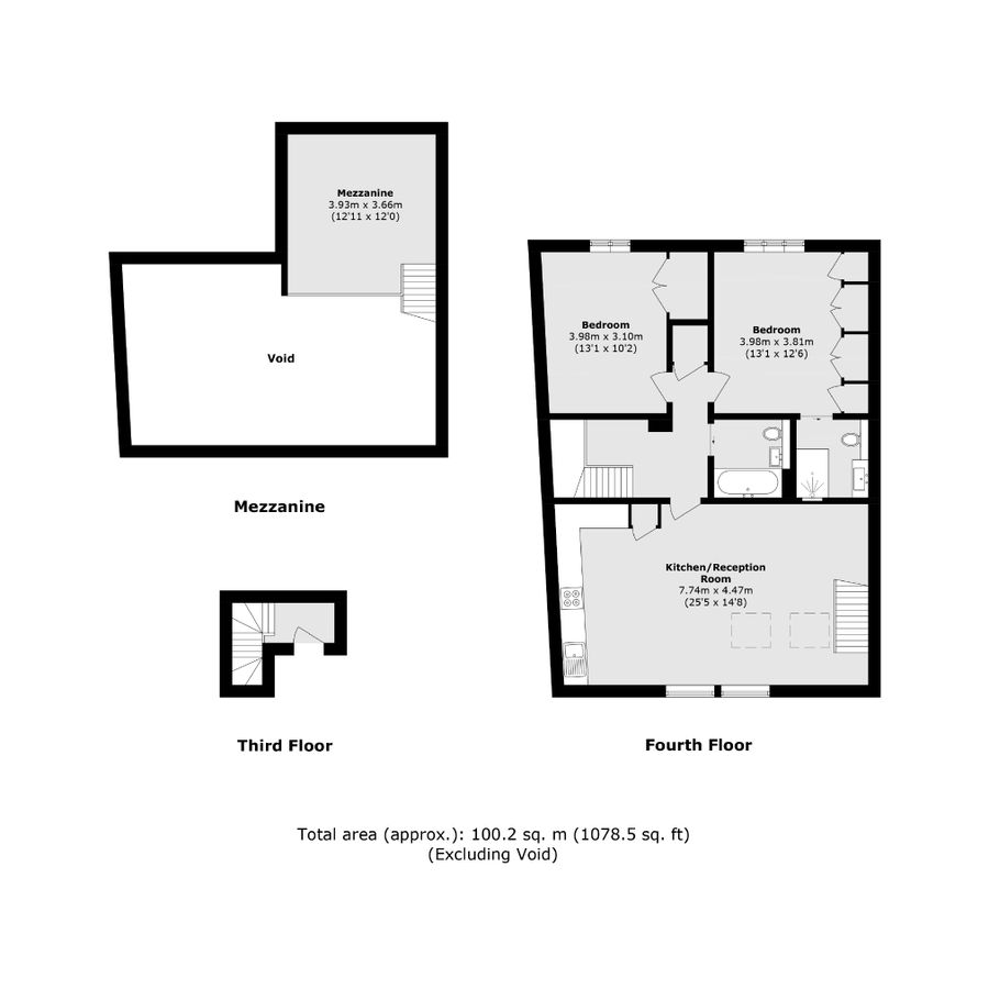 Wohnung in London, Großbritannien, 100 m² - Foto 7