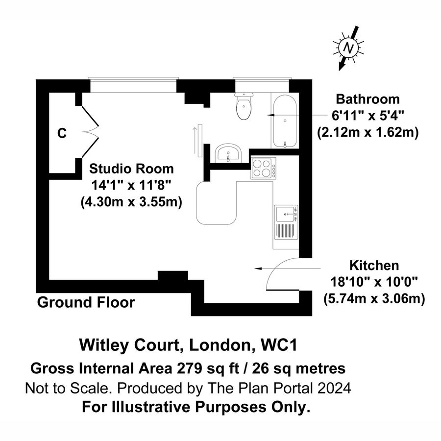 Flat in London, United Kingdom, 26 m² - picture 9
