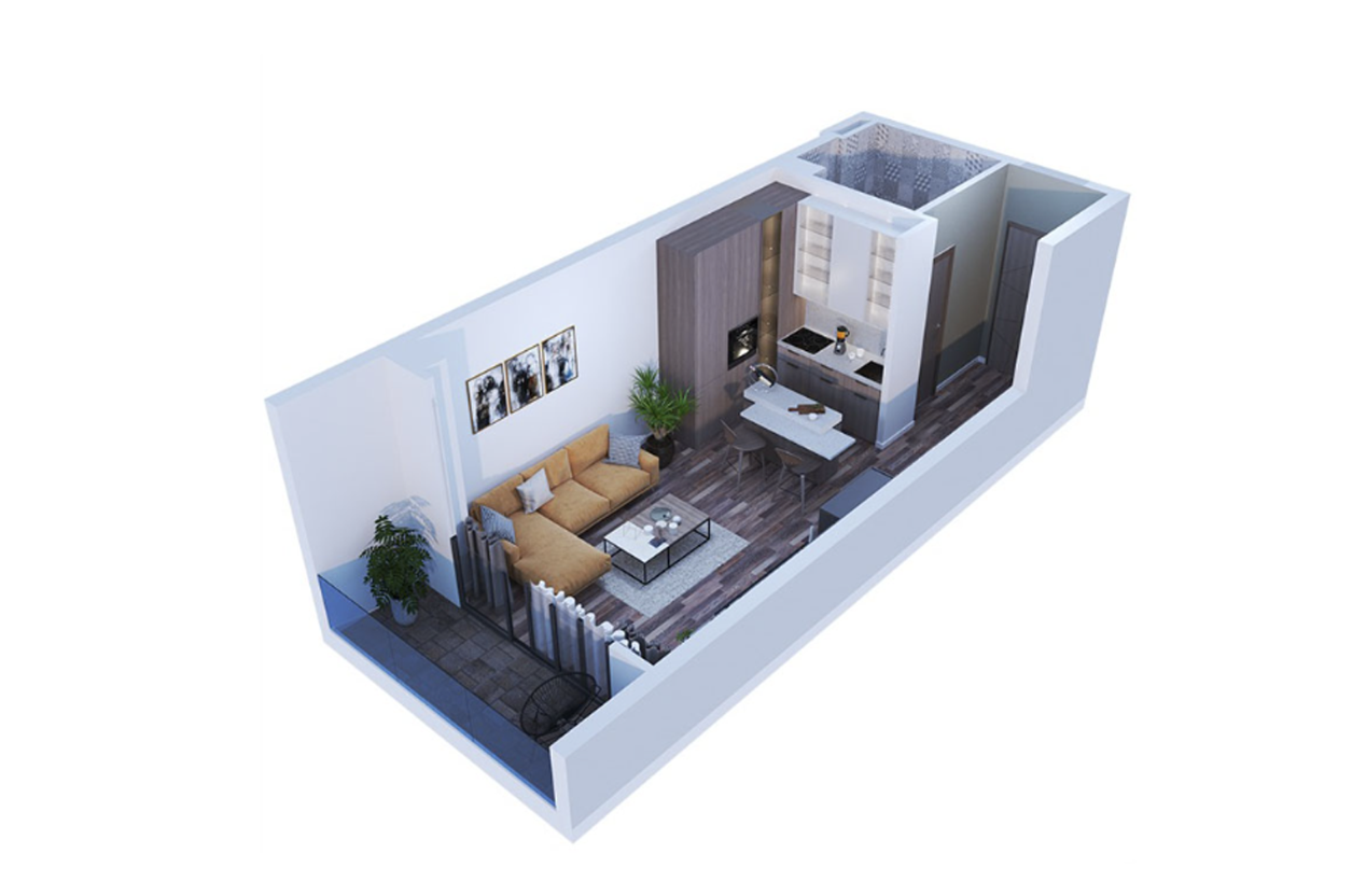 Piso en Batumi, Georgia, 36 m² - imagen 1