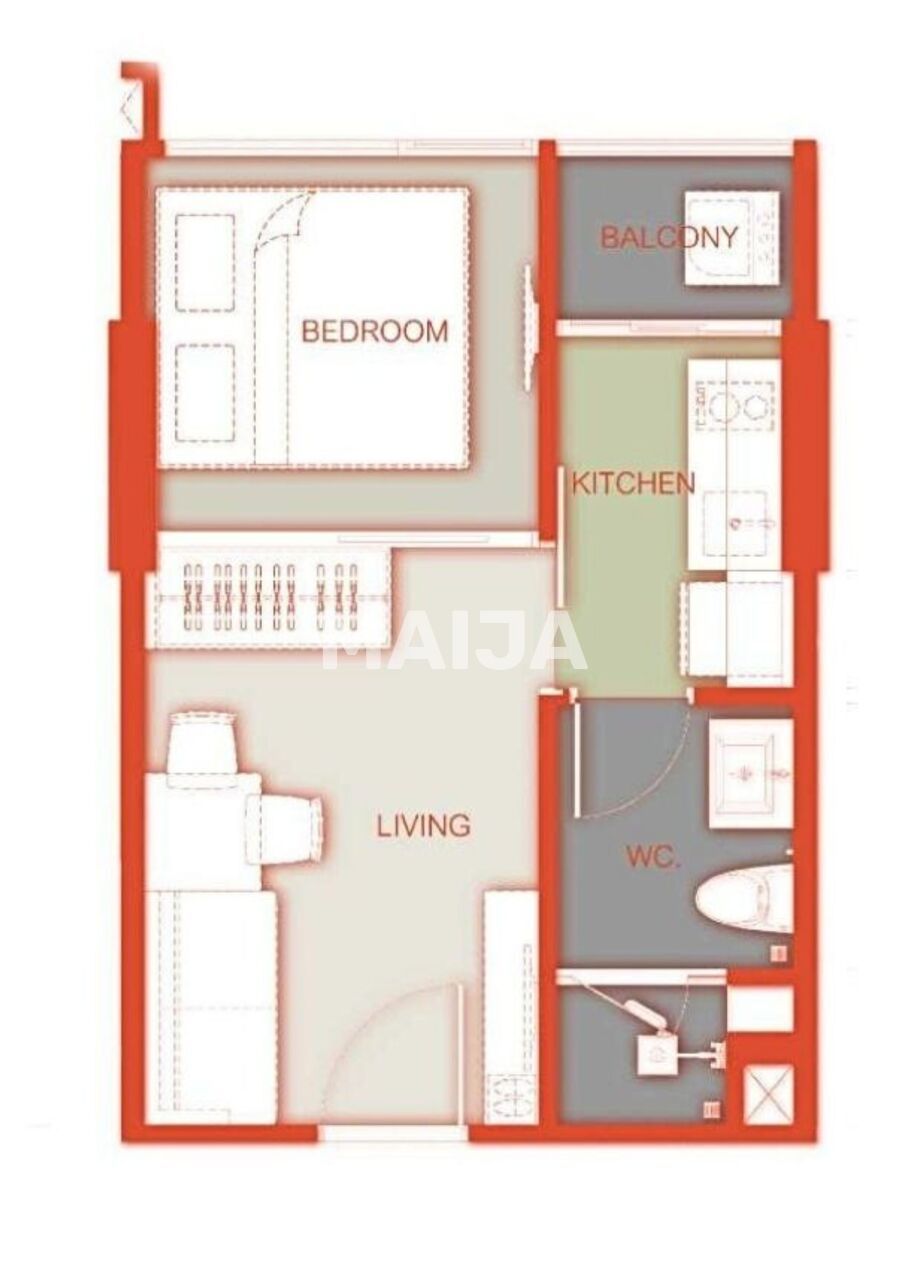 Apartment on Phuket Island, Thailand, 27 m² - picture 2