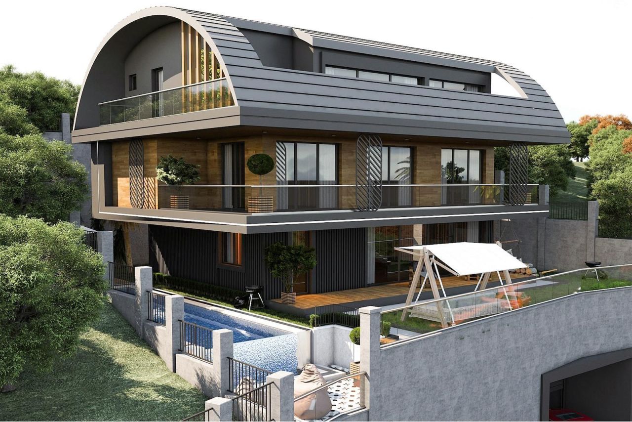 Villa in Alanya, Türkei, 353 m² - Foto 1