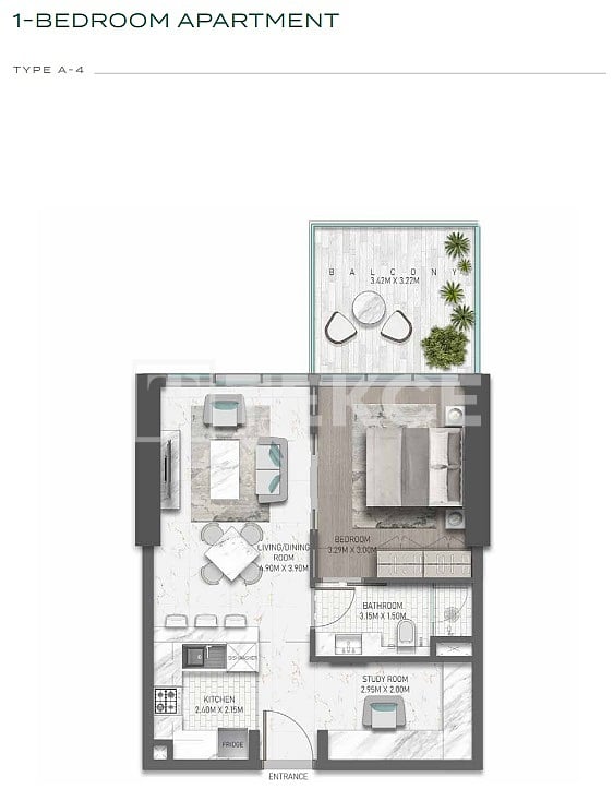 Apartamento Damac Hills, EAU, 363 m² - imagen 13