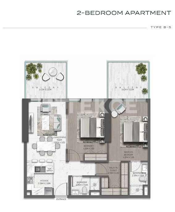 Apartment Damac Hills, VAE, 94 m² - Foto 16