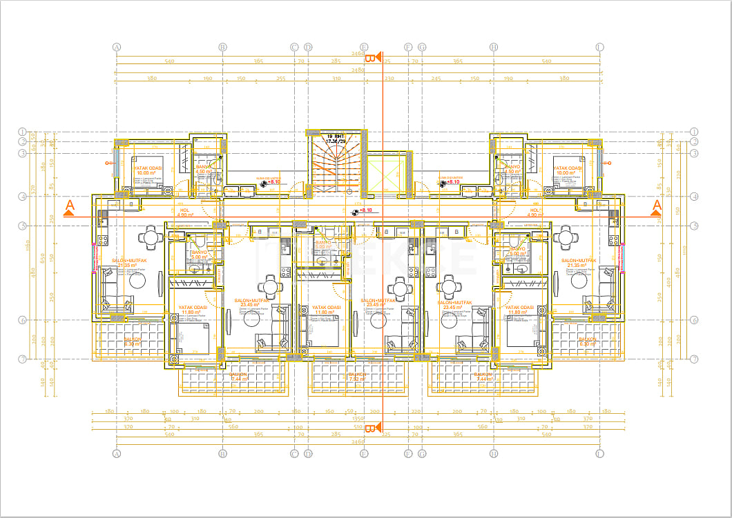 Penthouse in Alanya, Turkey, 110 m² - picture 17