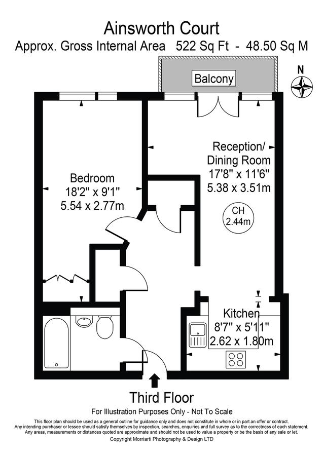 Appartamento a Londra, Regno Unito, 50 m² - foto 13