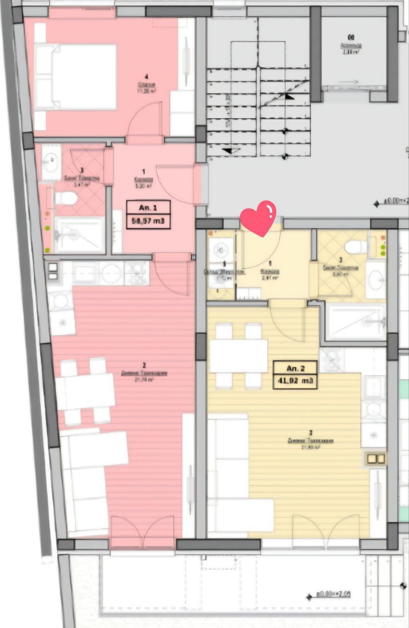 Appartamento a Spiaggia assolata, Bulgaria, 42 m² - foto 6