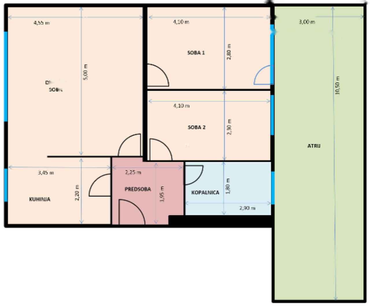 Appartamento a Lubiana, Slovenia, 92 m² - foto 13