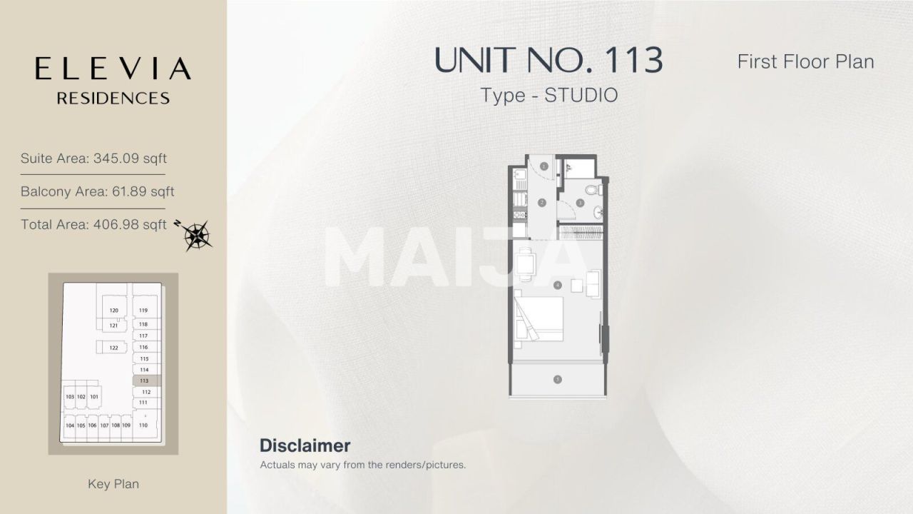 Appartement à Dubaï, EAU, 32 m² - image 17