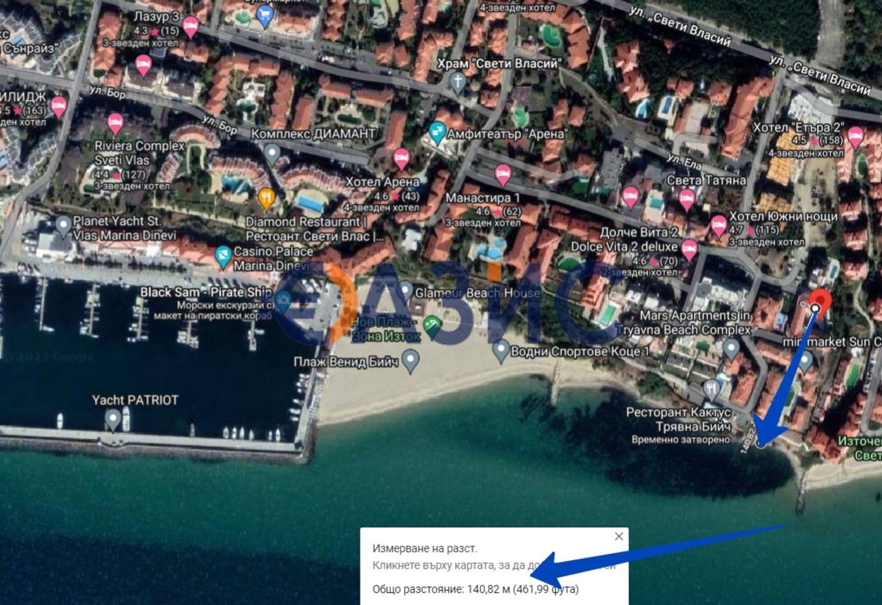 Apartment in Sveti Vlas, Bulgarien, 48.5 m² - Foto 18