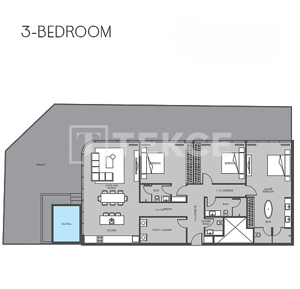 Appartement à Dubaï, EAU, 111 m² - image 16