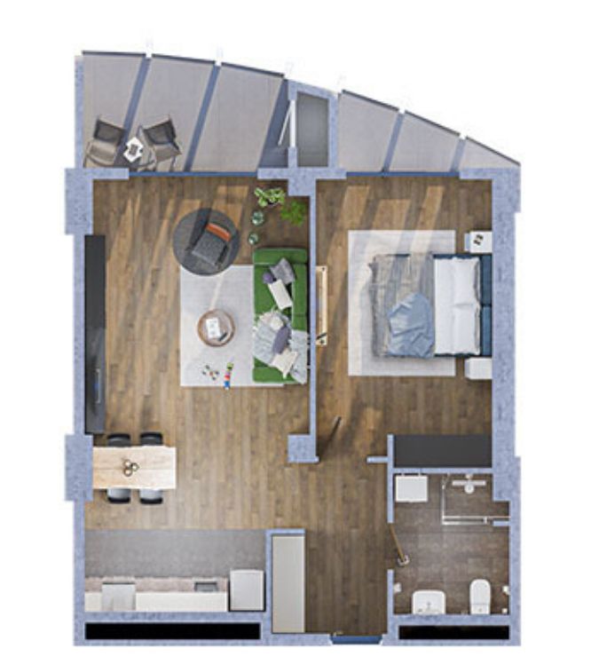 Appartement à Tbilissi, Géorgie, 70 m² - image 1