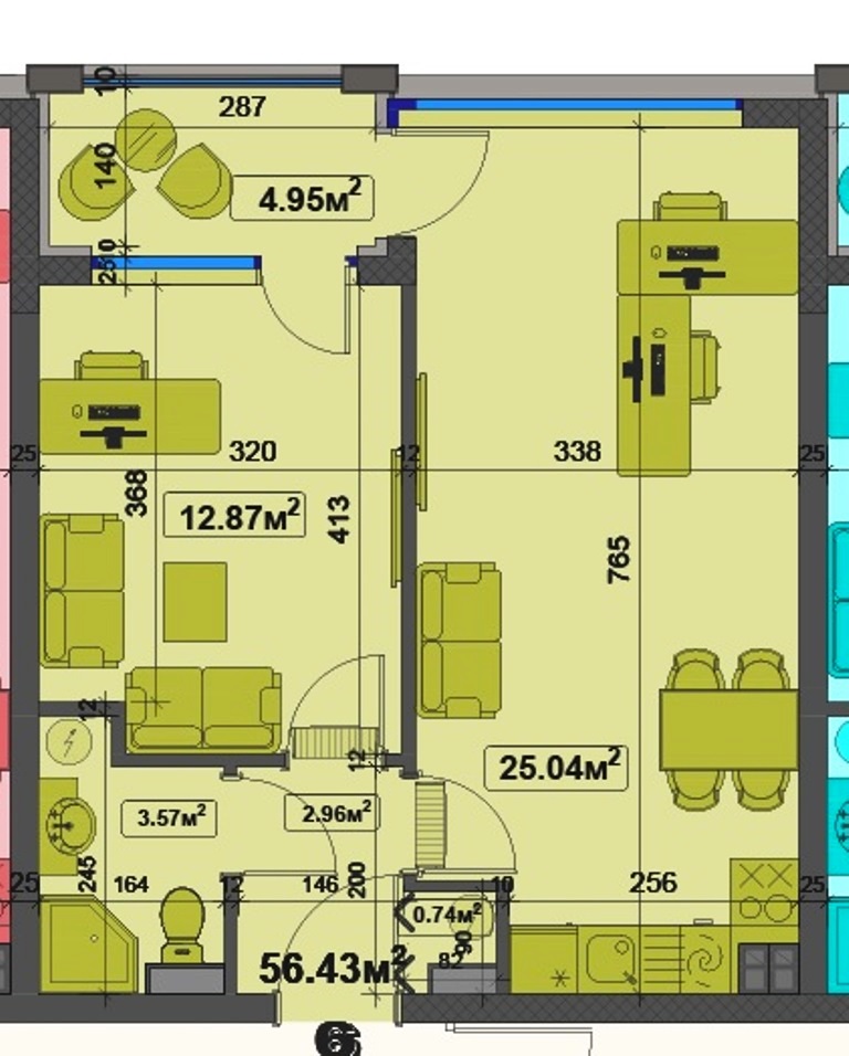 Wohnung in Chajka, Bulgarien, 68 m² - Foto 3