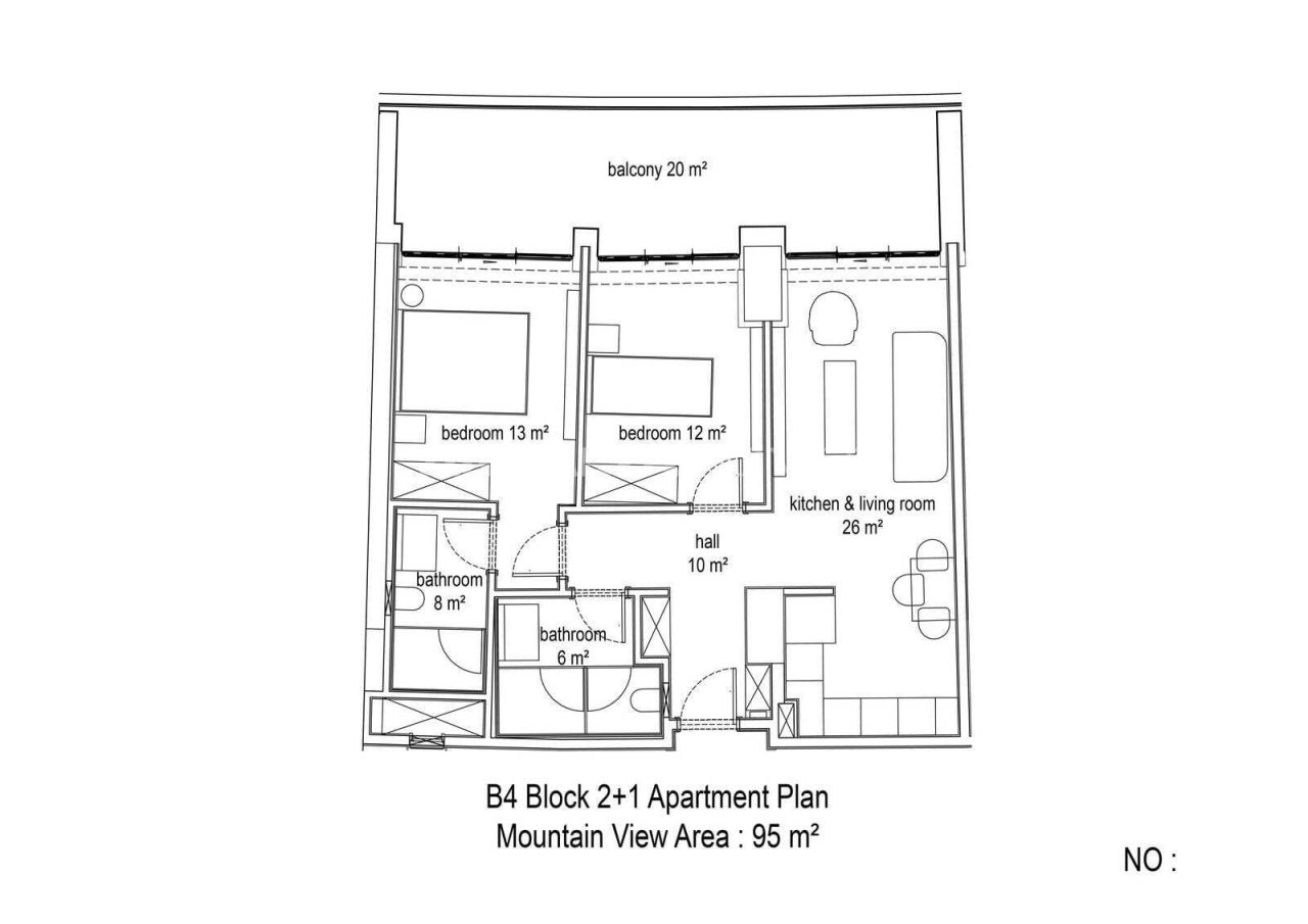 Apartment in Alanya, Türkei, 81 m² - Foto 19