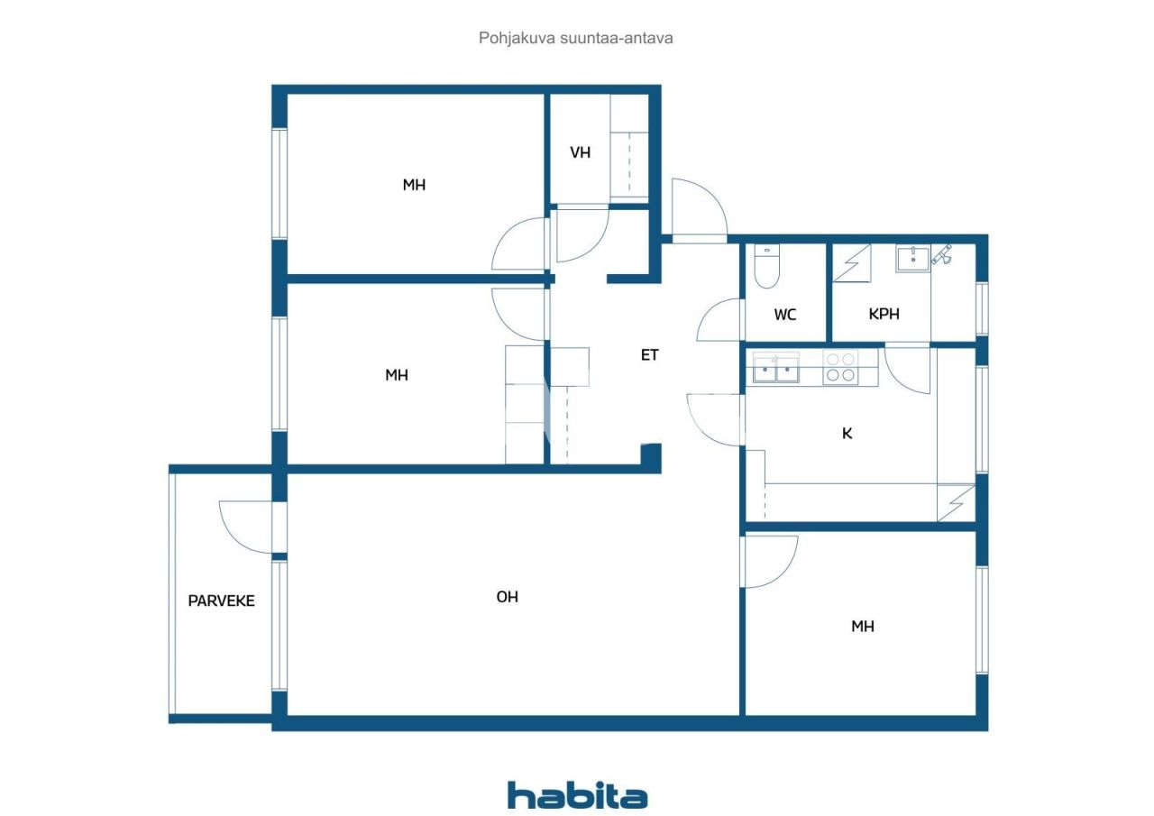 Apartment in Kouvola, Finnland, 90.5 m² - Foto 2