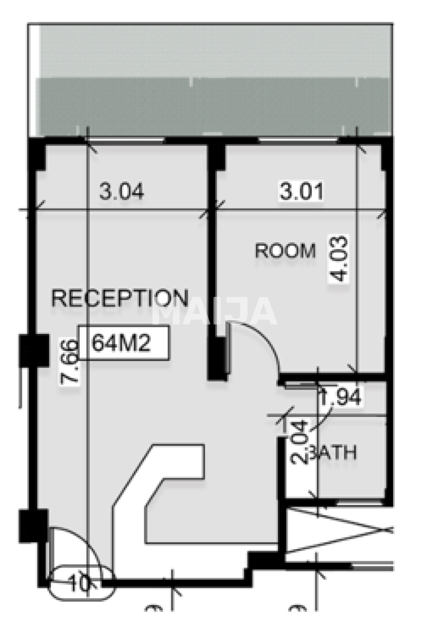 Apartamento en Hurghada, Egipto, 64 m² - imagen 2