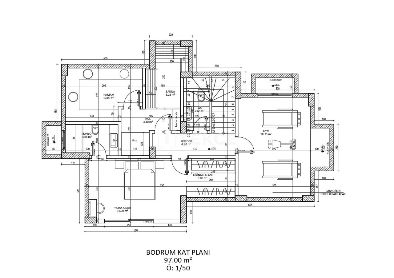 Villa en Fethiye, Turquia, 420 m² - imagen 17