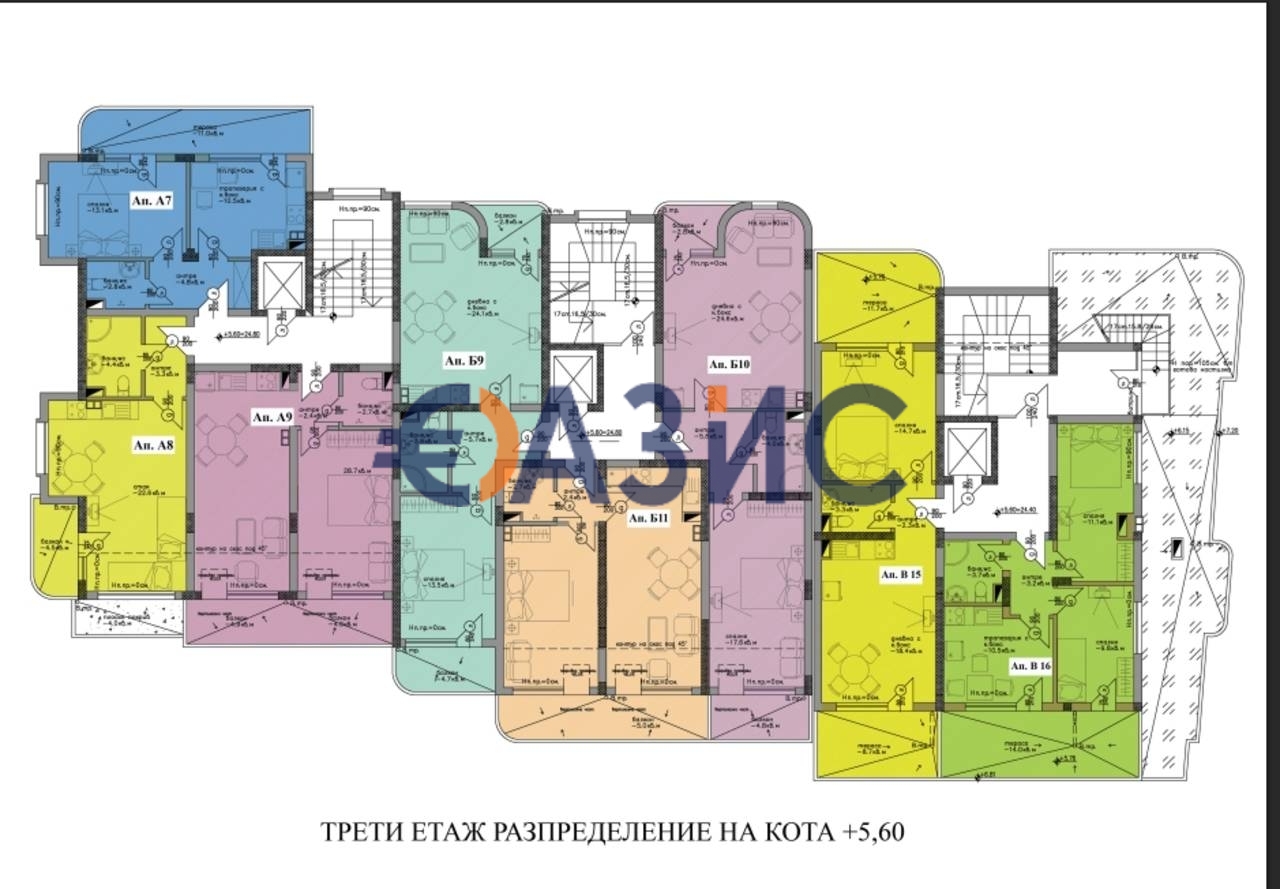 Appartamenti a Chernomorets, Bulgaria, 57.4 m² - foto 14