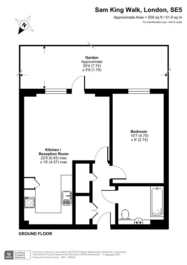 Appartamento a Londra, Regno Unito, 52 m² - foto 17