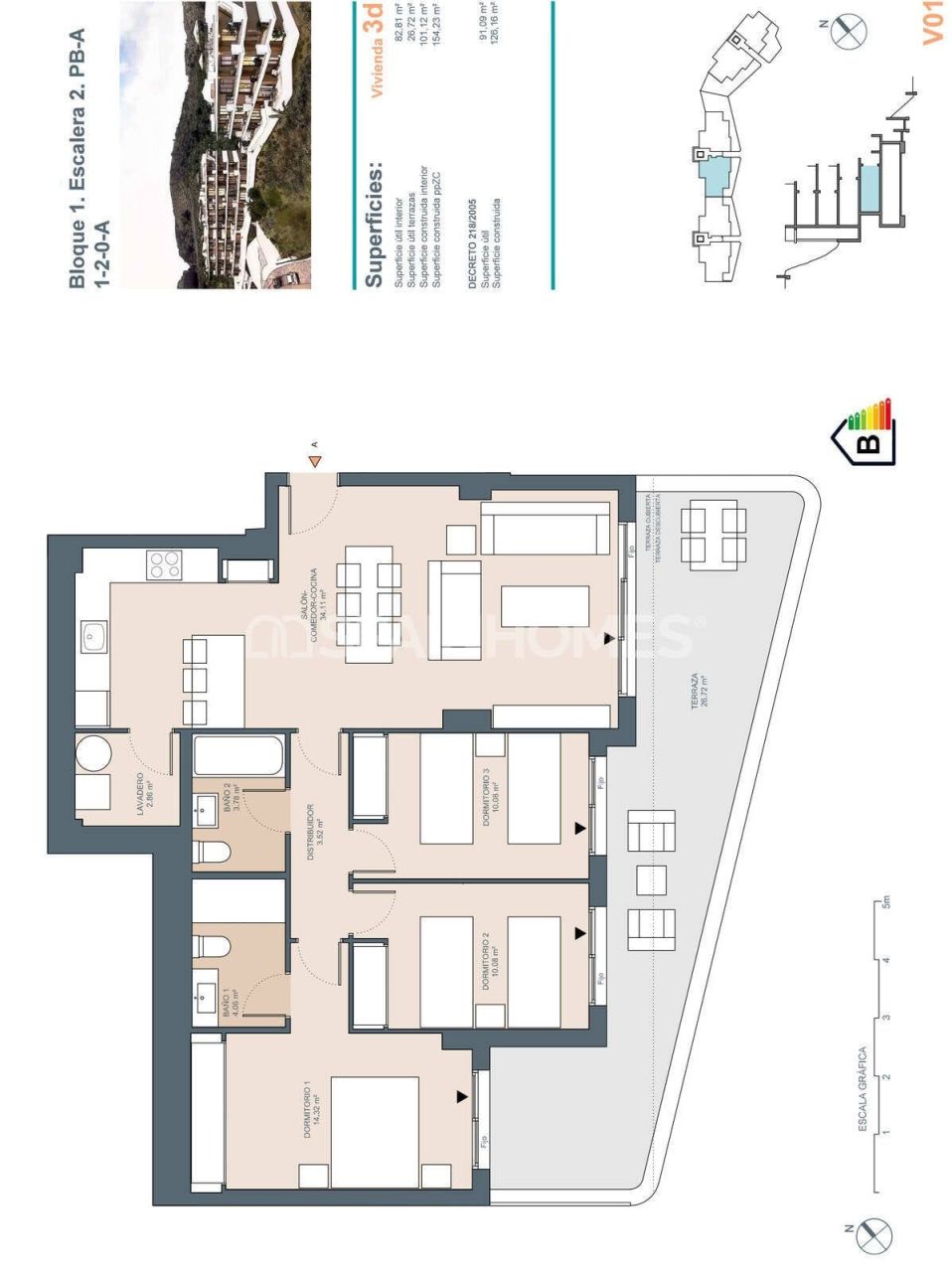 Attico Rincón de la Victoria, Spagna, 80 m² - foto 11