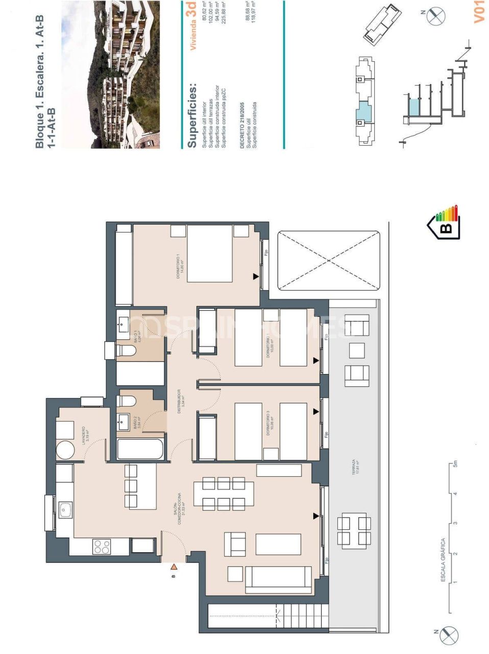 Attico Rincón de la Victoria, Spagna, 83 m² - foto 14
