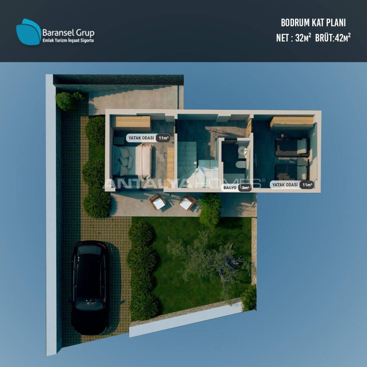 Villa in Kalkan, Türkei, 136 m² - Foto 15