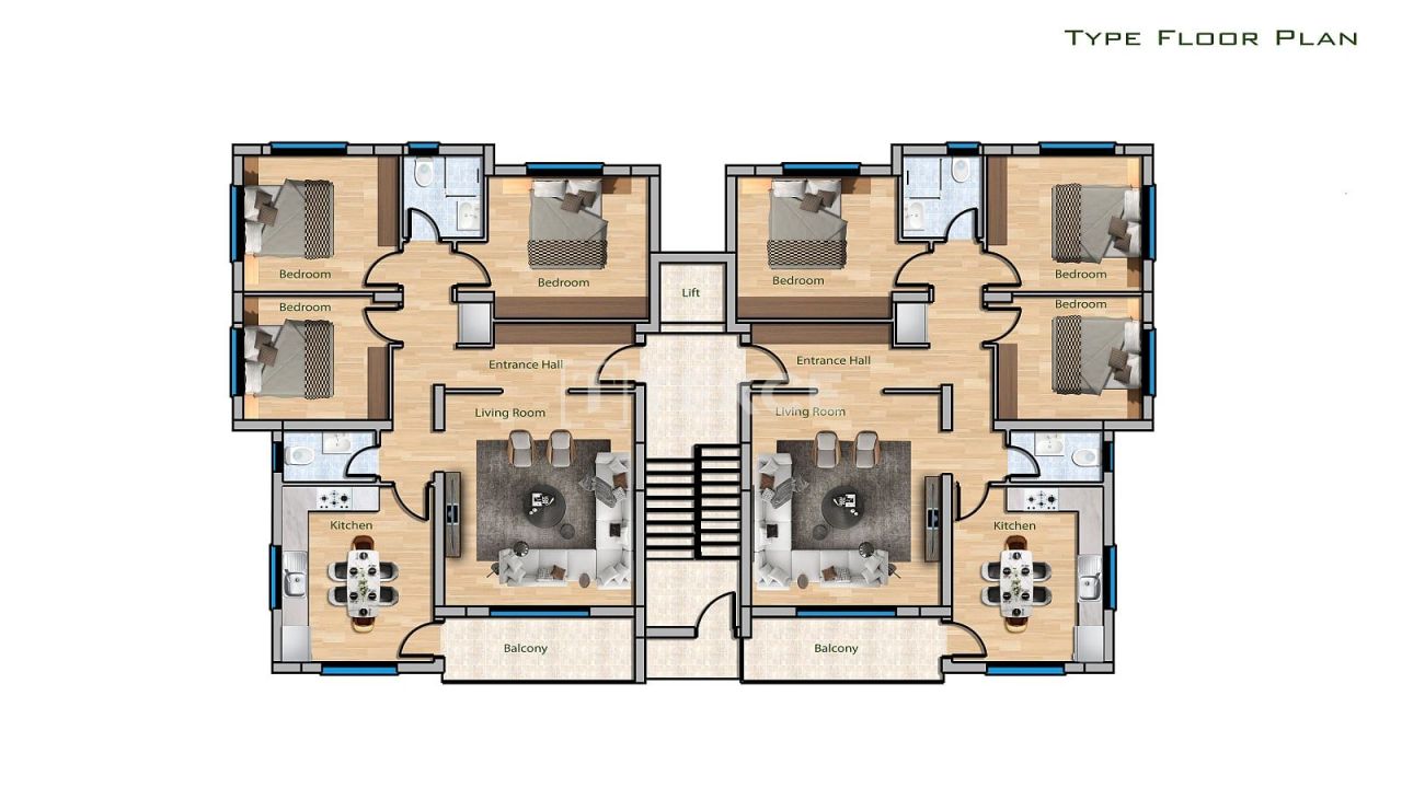 Apartment in Gazimagusa, Cyprus, 99 m² - picture 9