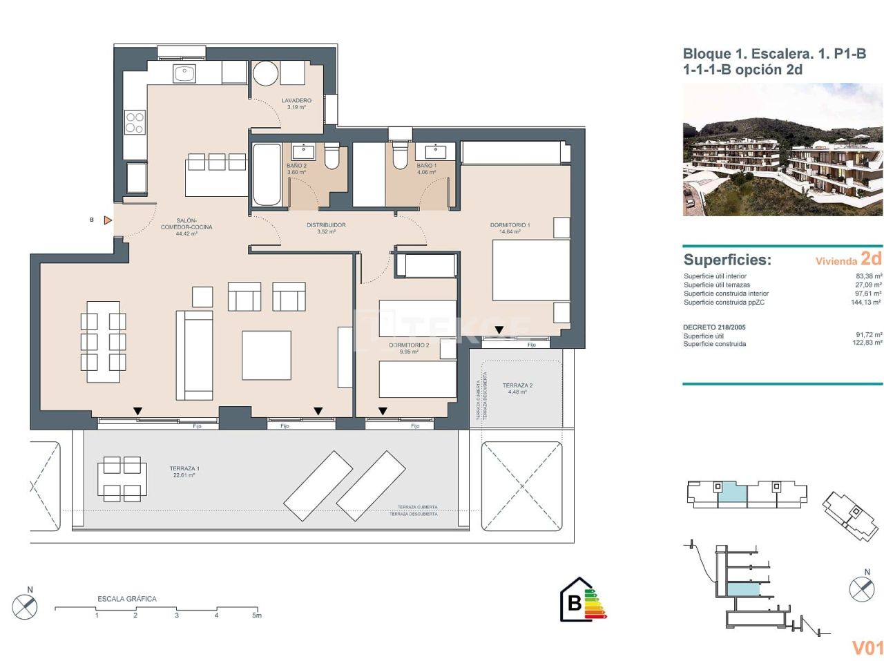 Penthouse Rincón de la Victoria, Spain, 80 m² - picture 13
