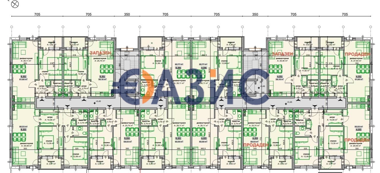 Apartment in Burgas, Bulgaria, 65.8 m² - picture 17