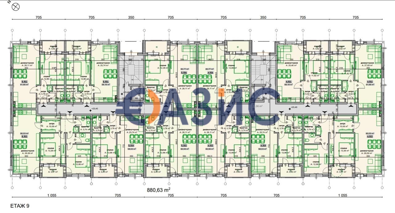 Apartment in Burgas, Bulgaria, 65.8 m² - picture 18