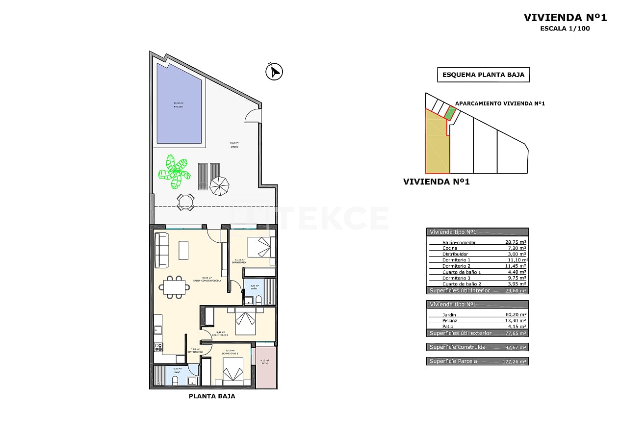 Apartment in Pilar de la Horadada, Spain, 91 m² - picture 15