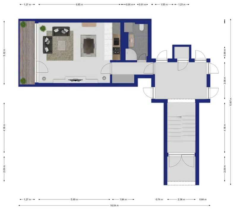 Flat in Duesseldorf, Germany, 39 m² - picture 15