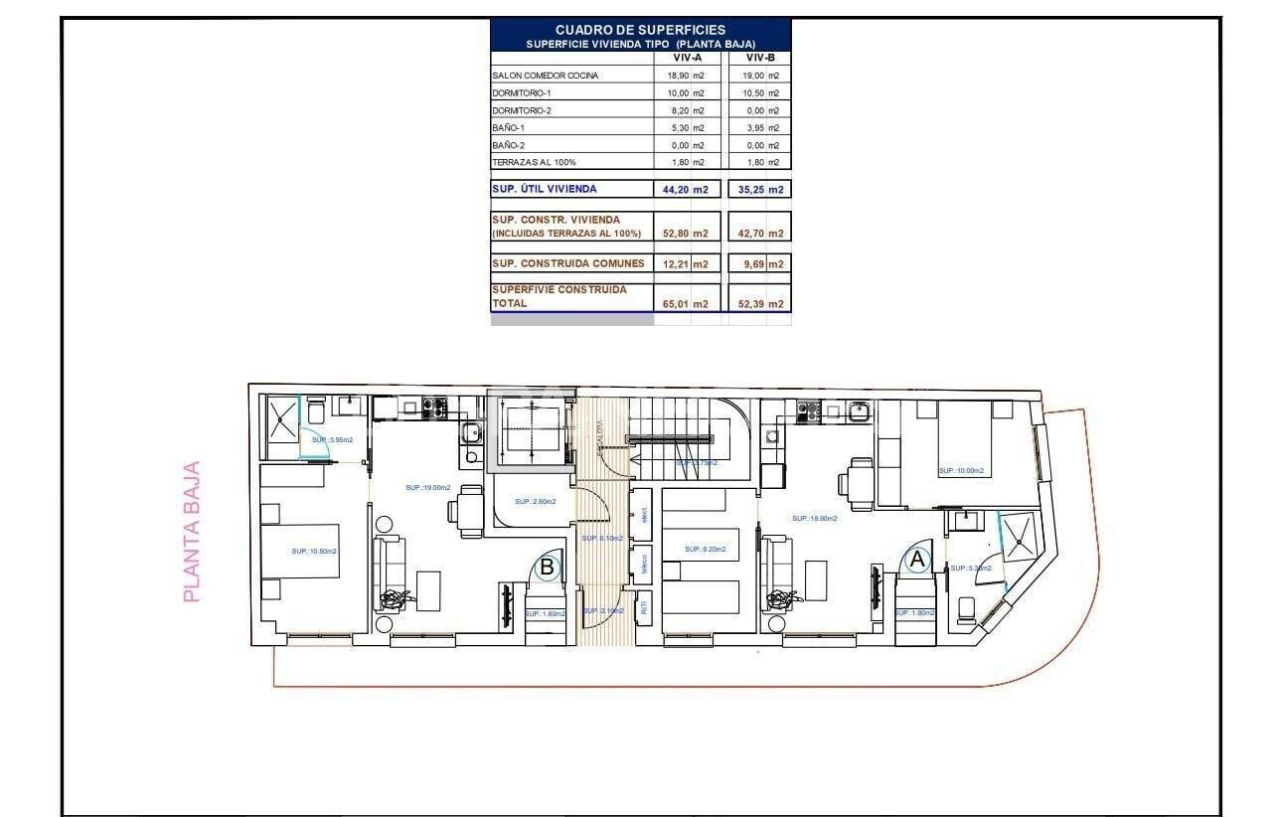 Apartment in Torrevieja, Spanien, 52 m² - Foto 13