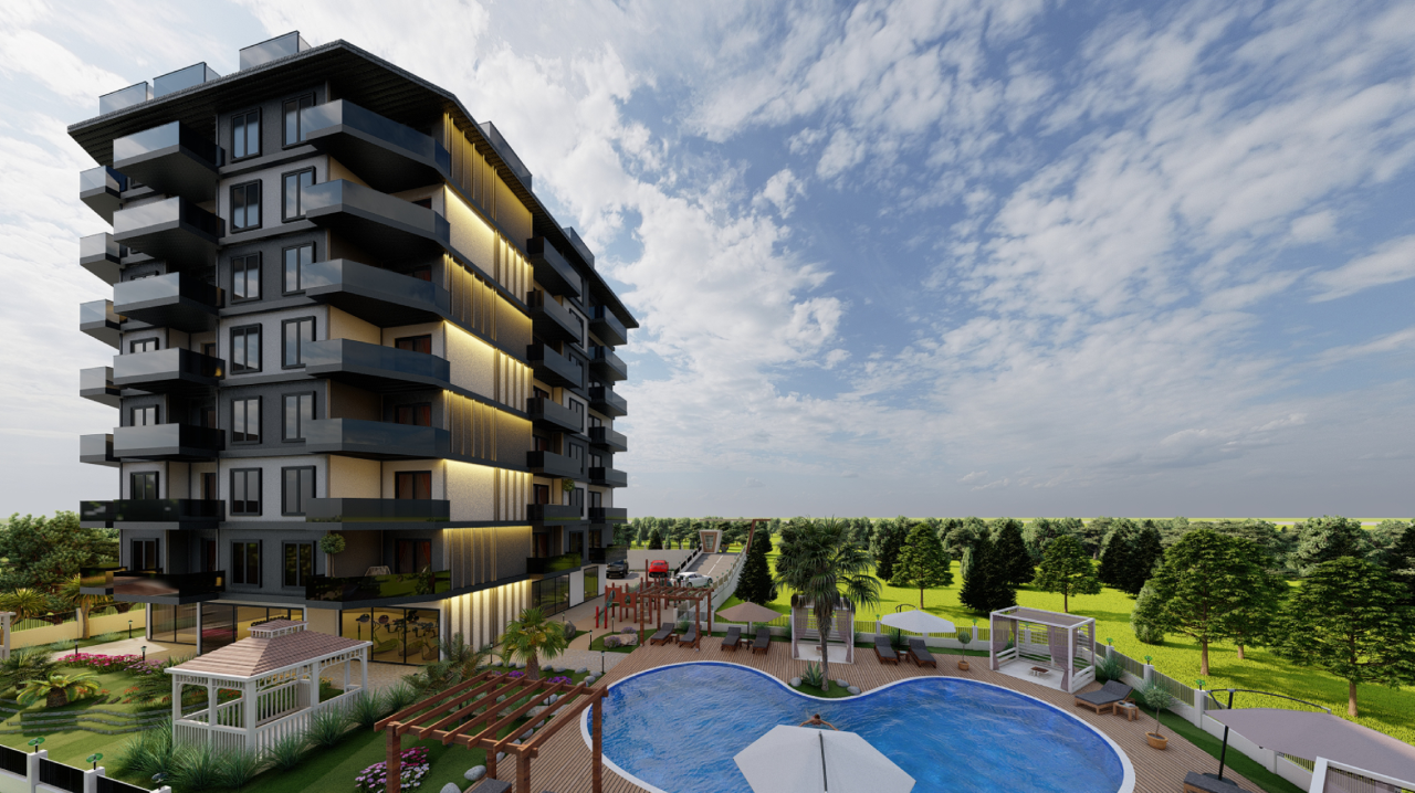 Piso en Avsallar, Turquia, 55 m² - imagen 1