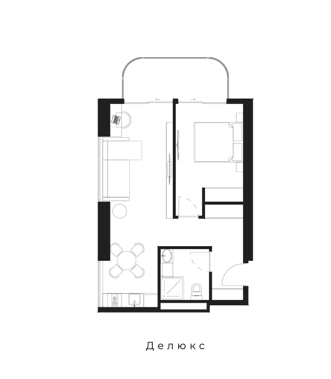Wohnung in Batumi, Georgien, 28.8 m² - Foto 6