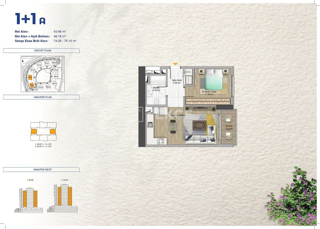 Apartamento en Estambul, Turquia, 162 m² - imagen 12
