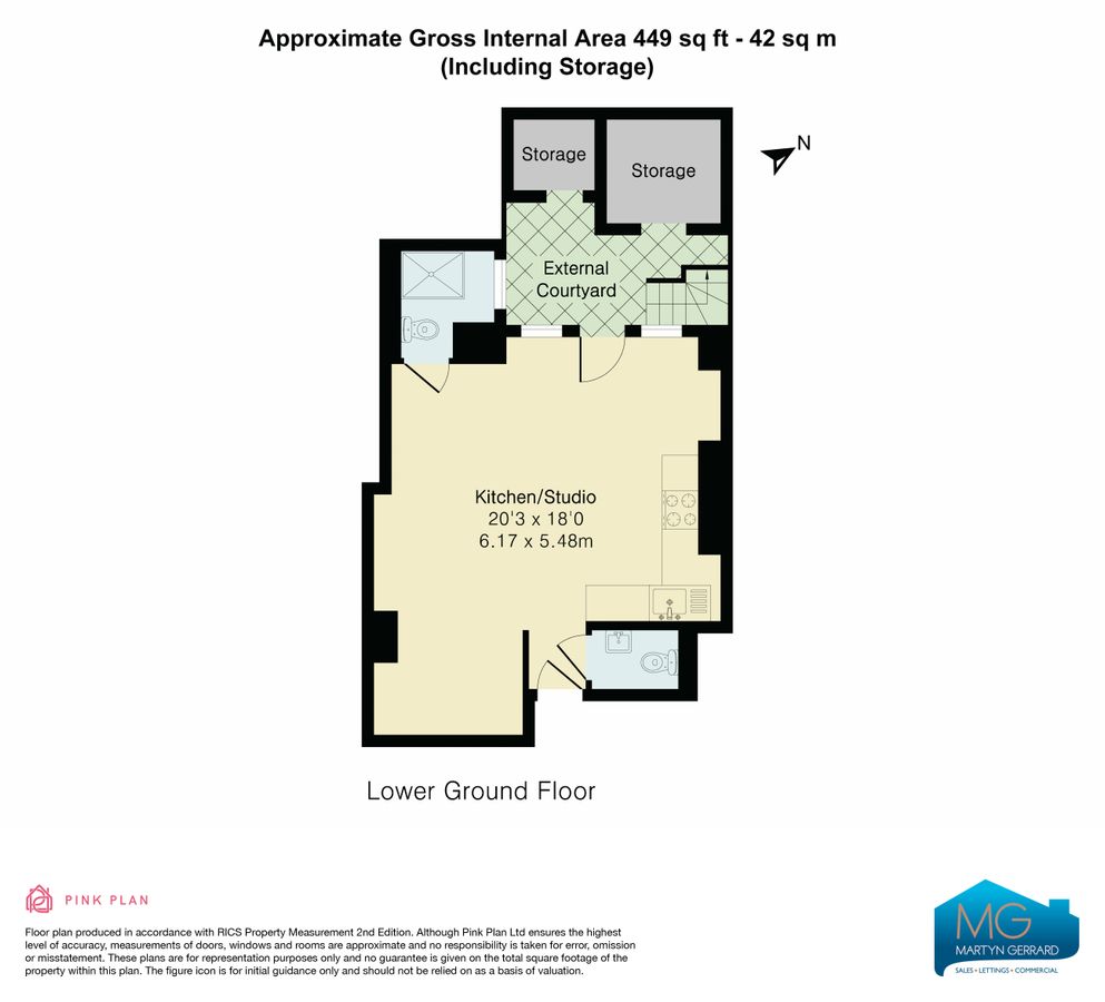 Flat in London, United Kingdom, 42 m² - picture 8