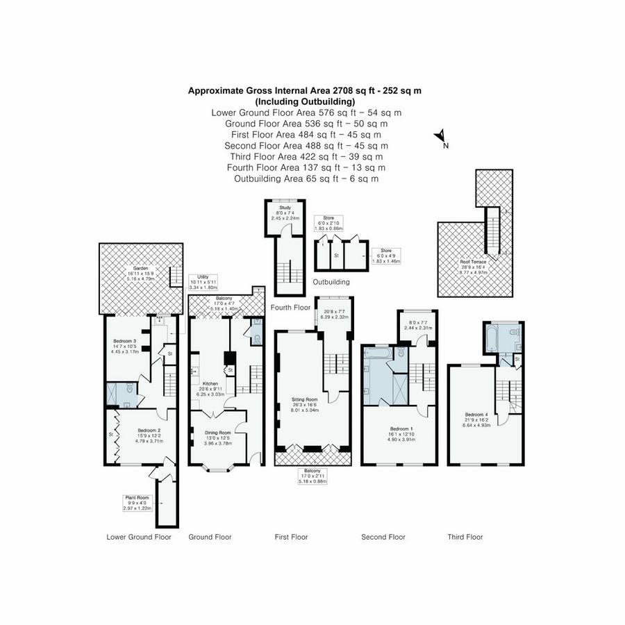 Flat in London, United Kingdom, 252 m² - picture 12